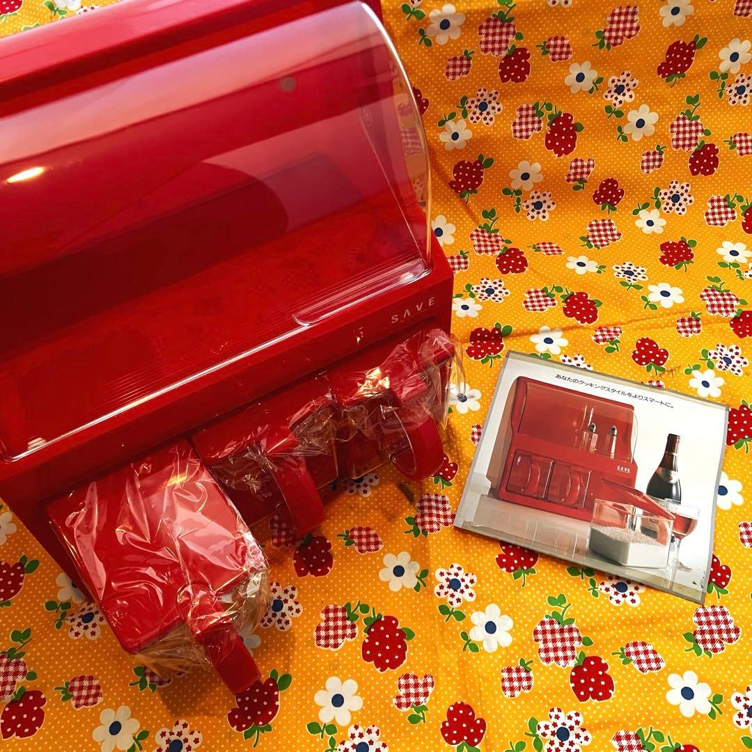 新品　昭和レトロ　調味料ケース