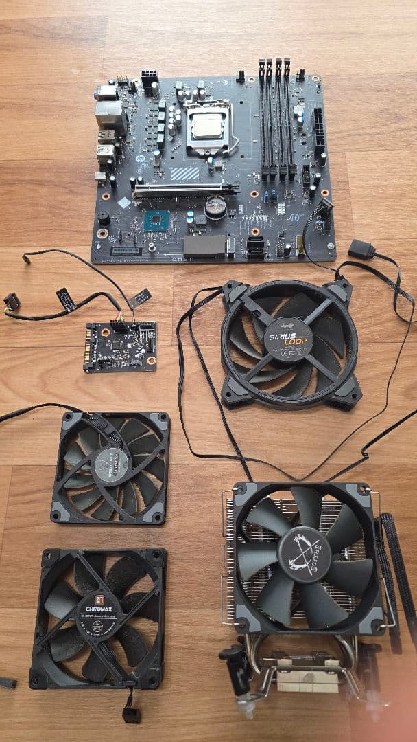 Core i7-10700F, HP(OMEN)マザーボード ファン 自作pc