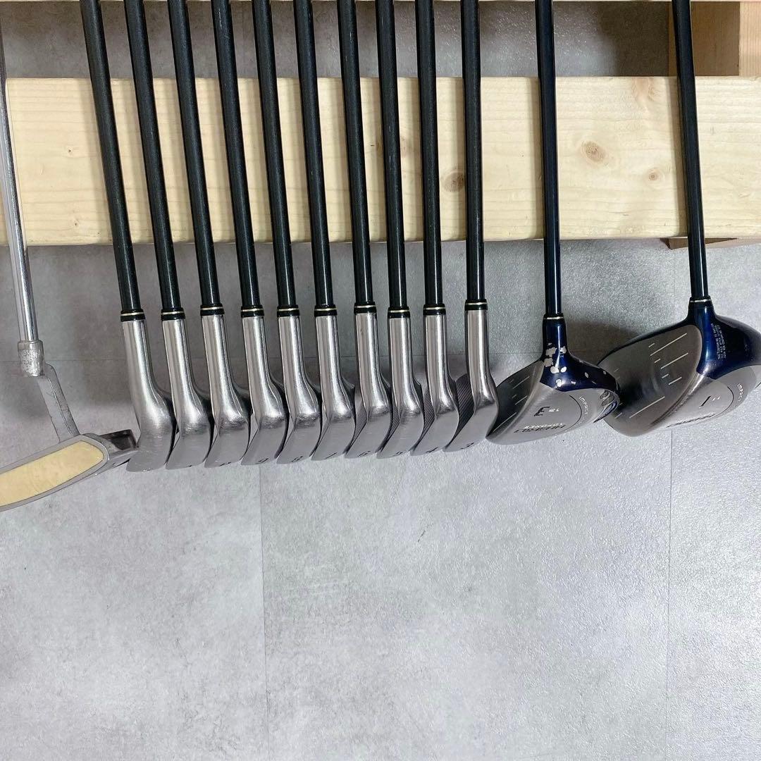 V599 キャロウェイ 他 メンズ ゴルフ クラブ フルセット 水色 白 入門