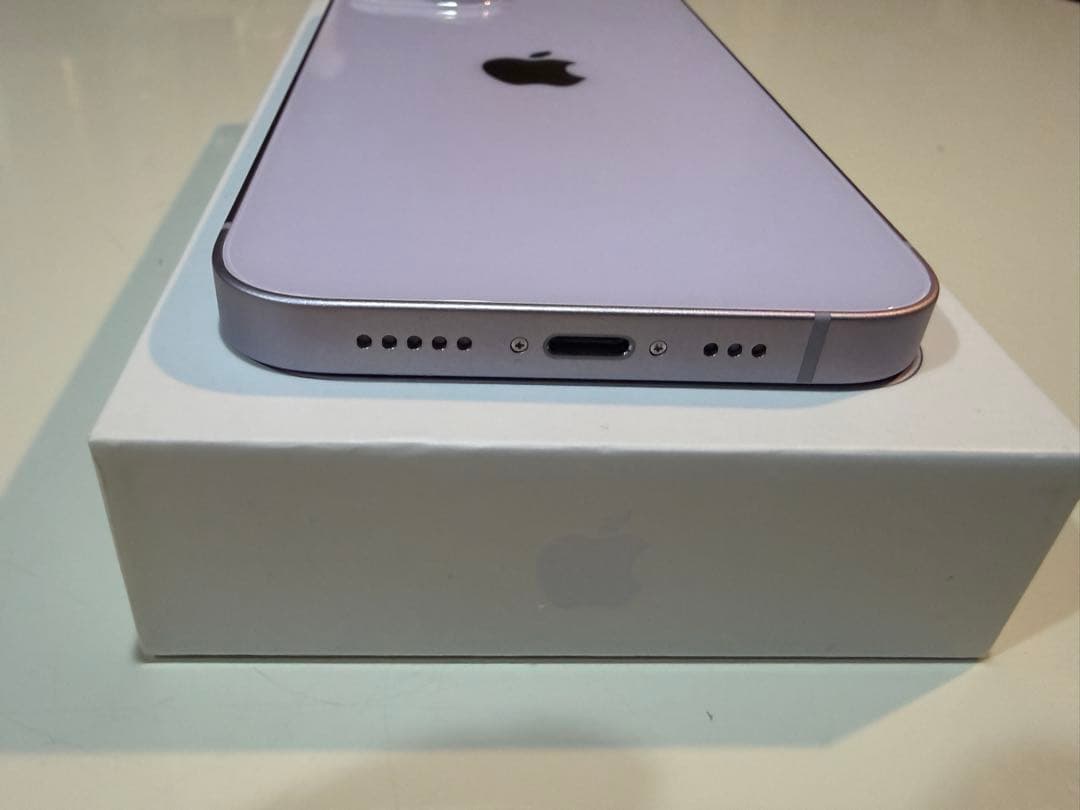 【SIMフリー】 iPhone 14 256GB パープル　バッテリー　100%