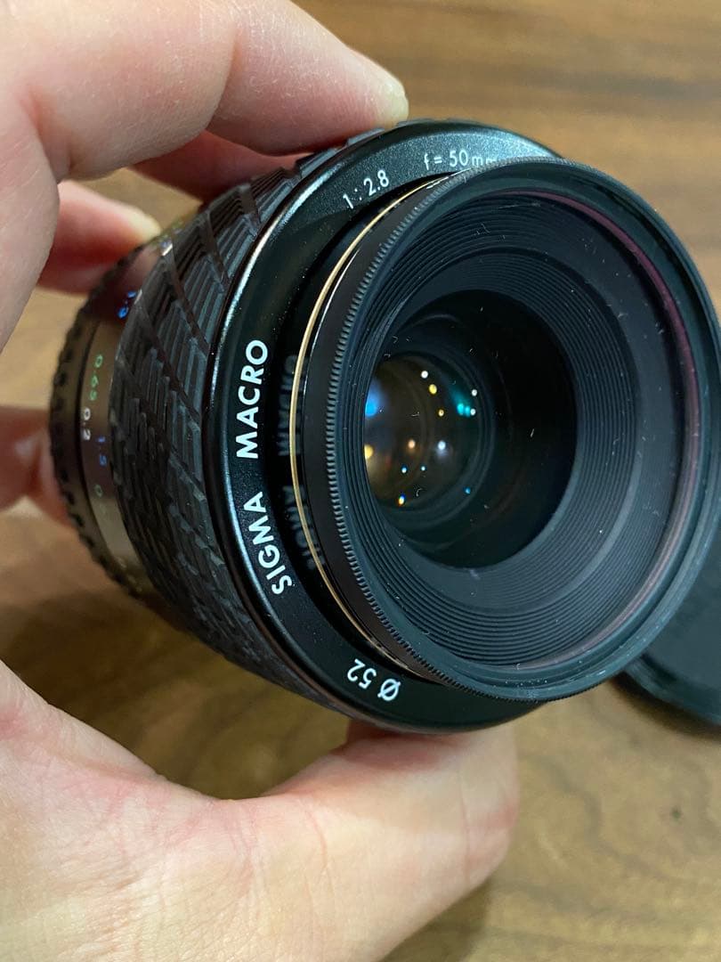 OLYMPUS OM-10 フィルム一眼　シグマ1:2.8 50マクロレンズ付