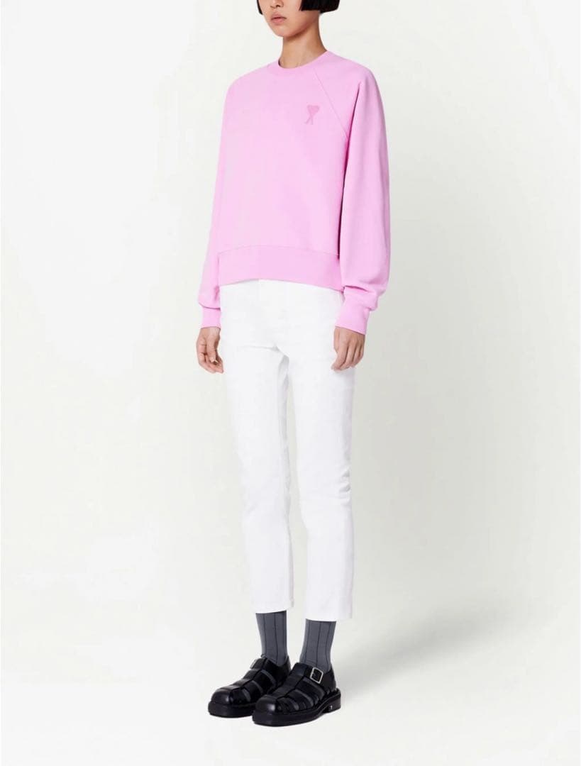 AMI Paris 男女兼用 ピンク スウェット