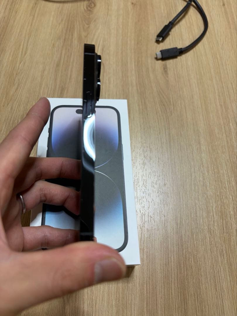 iPhone 14 Pro スペースブラック128GB 美品！！　iFace付き