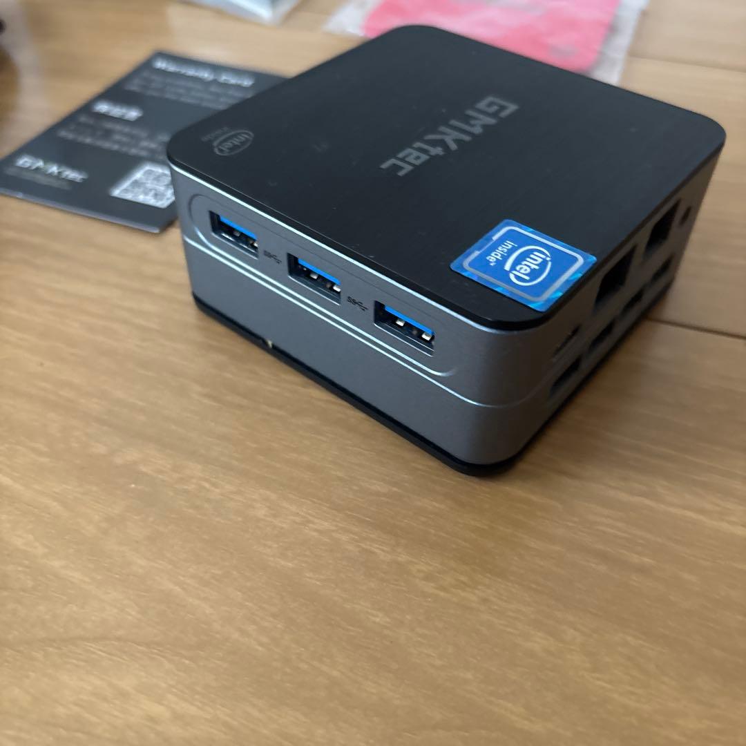 GMKtecミニpc N100 Win11 Pro DDR5 12GB+512G