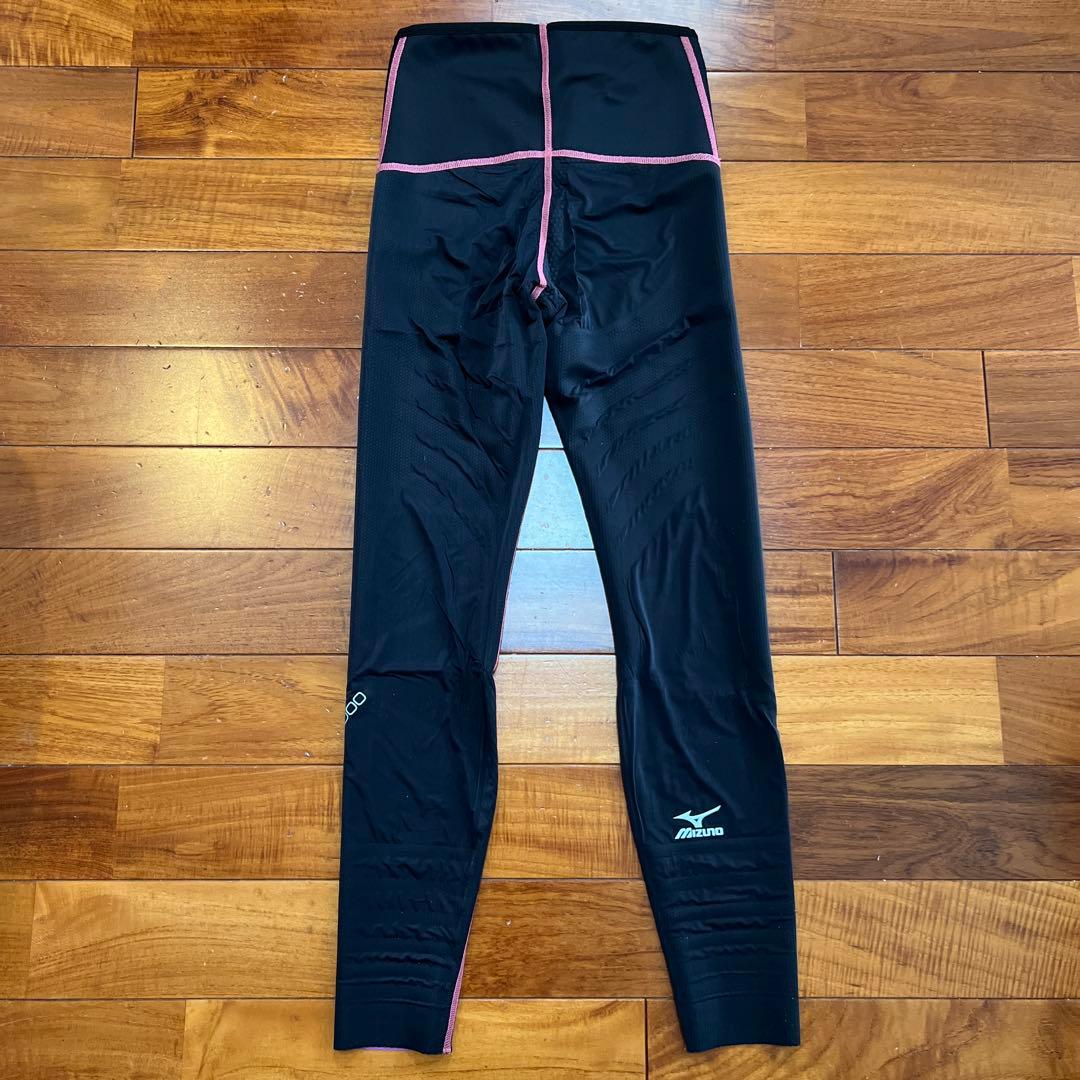 No.4820 MIZUNO ミズノ タイツ ブラック ピンク XL レギンス