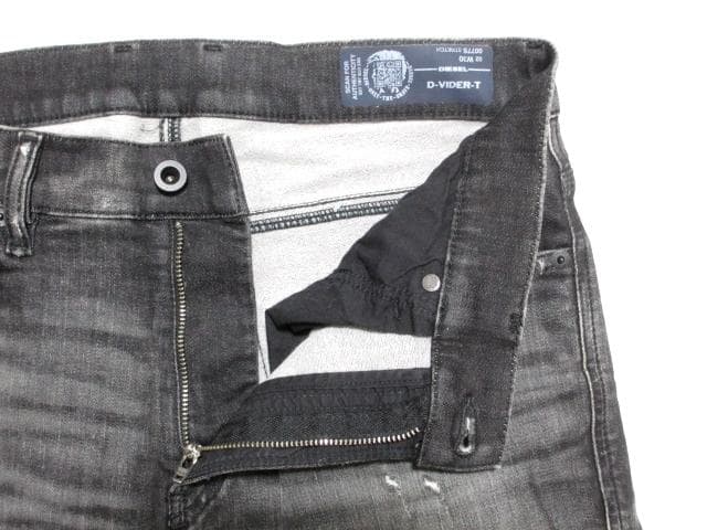 D-VIDER JOGG ヴィデジョグジーンズ W30 黒ディーゼル /6186