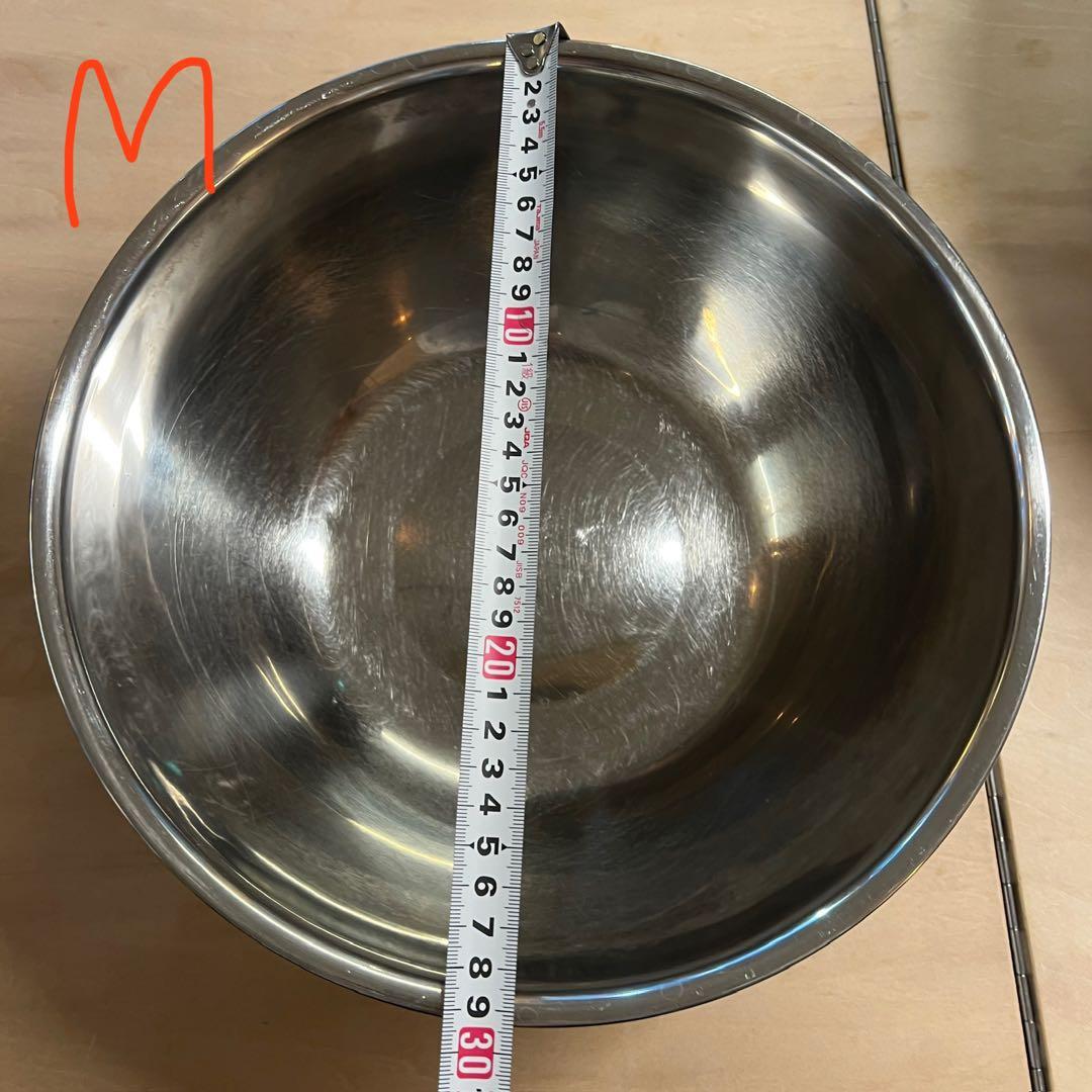 業務用ステンレス調理用ボウル 12個セット