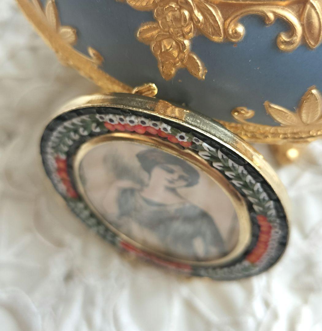 ITALY製 マイクロモザイク フォトフレーム 写真たて オーバルと他3点