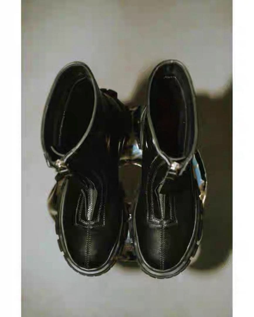 Knuthmarf unique sole boots ショートブーツ　黒 24