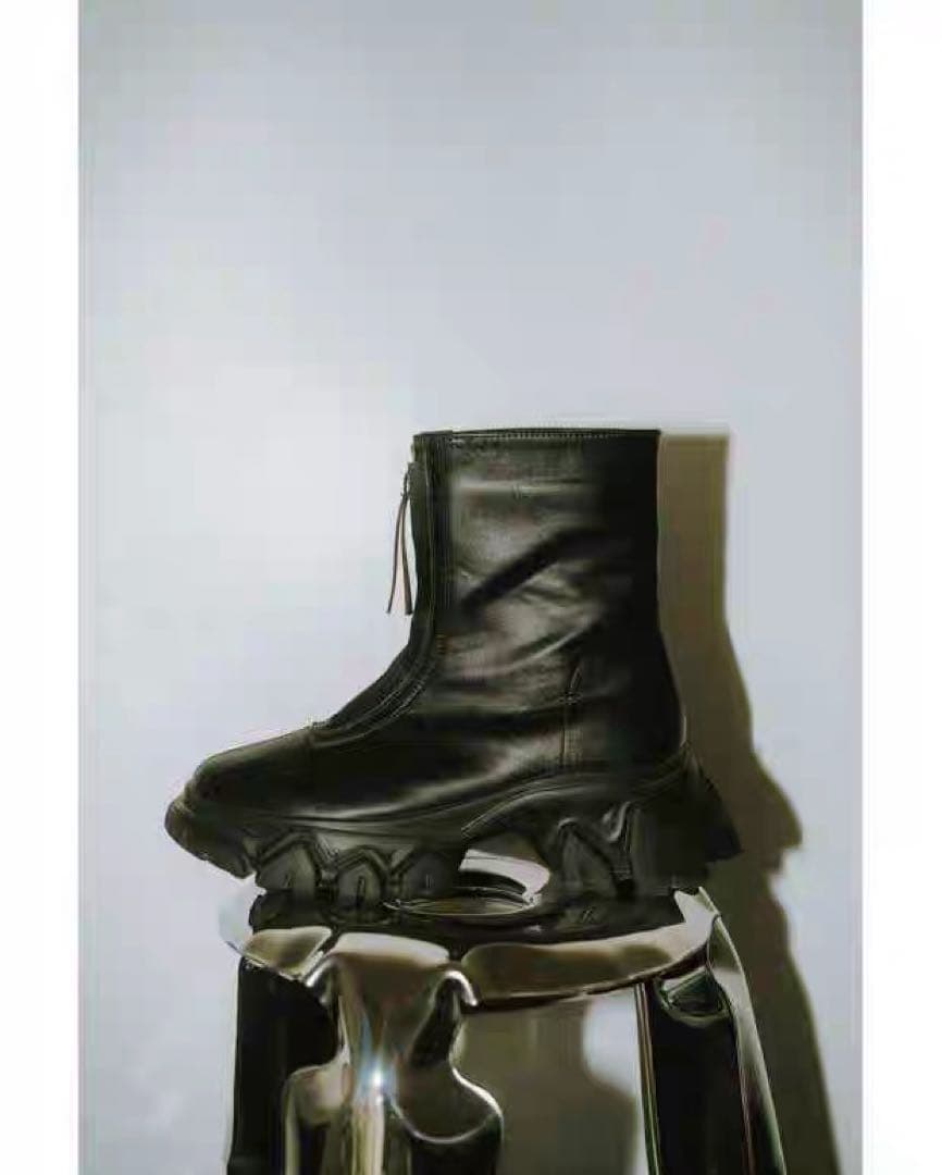 Knuthmarf unique sole boots ショートブーツ　黒 24