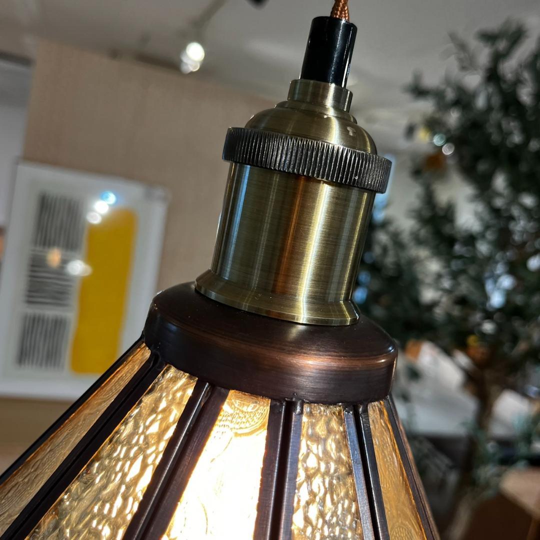 ステンドグラス ライト レトロ 照明 スチール製 LHT-311 N01