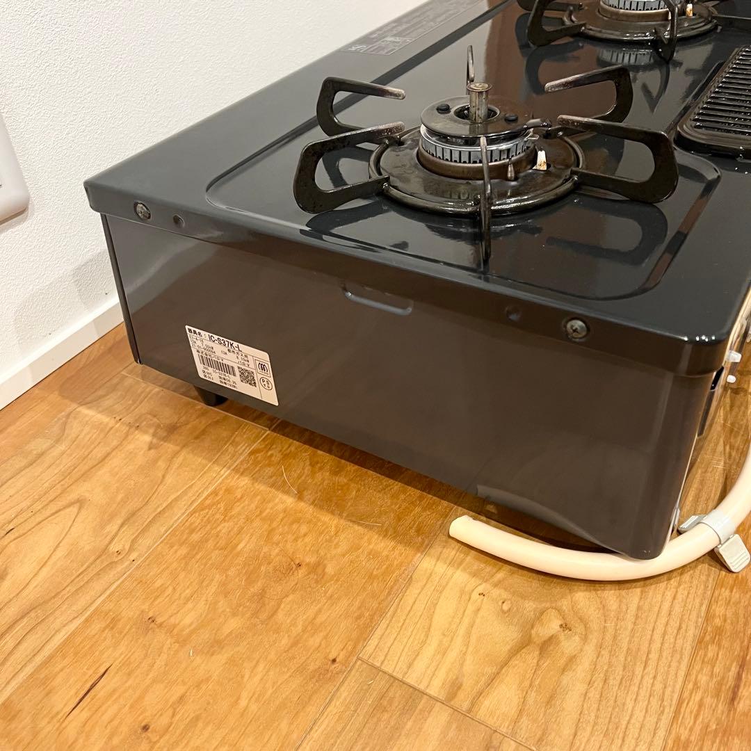 Paloma IC-S37K-L ガスコンロ 左強火力 都市ガス　2021年製