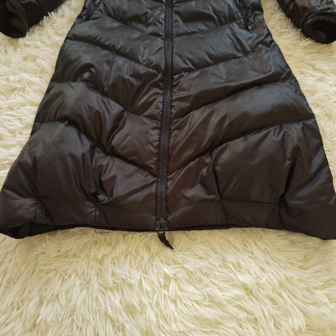 良品　アディダス　ロング ダウンコート　ベンチコート　Lサイズ　ブラック