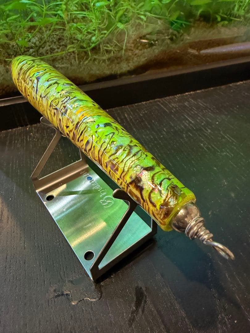 大型ポッパー 約20cm 黄緑 タイガー柄 未使用 マグロ ヒラマサ