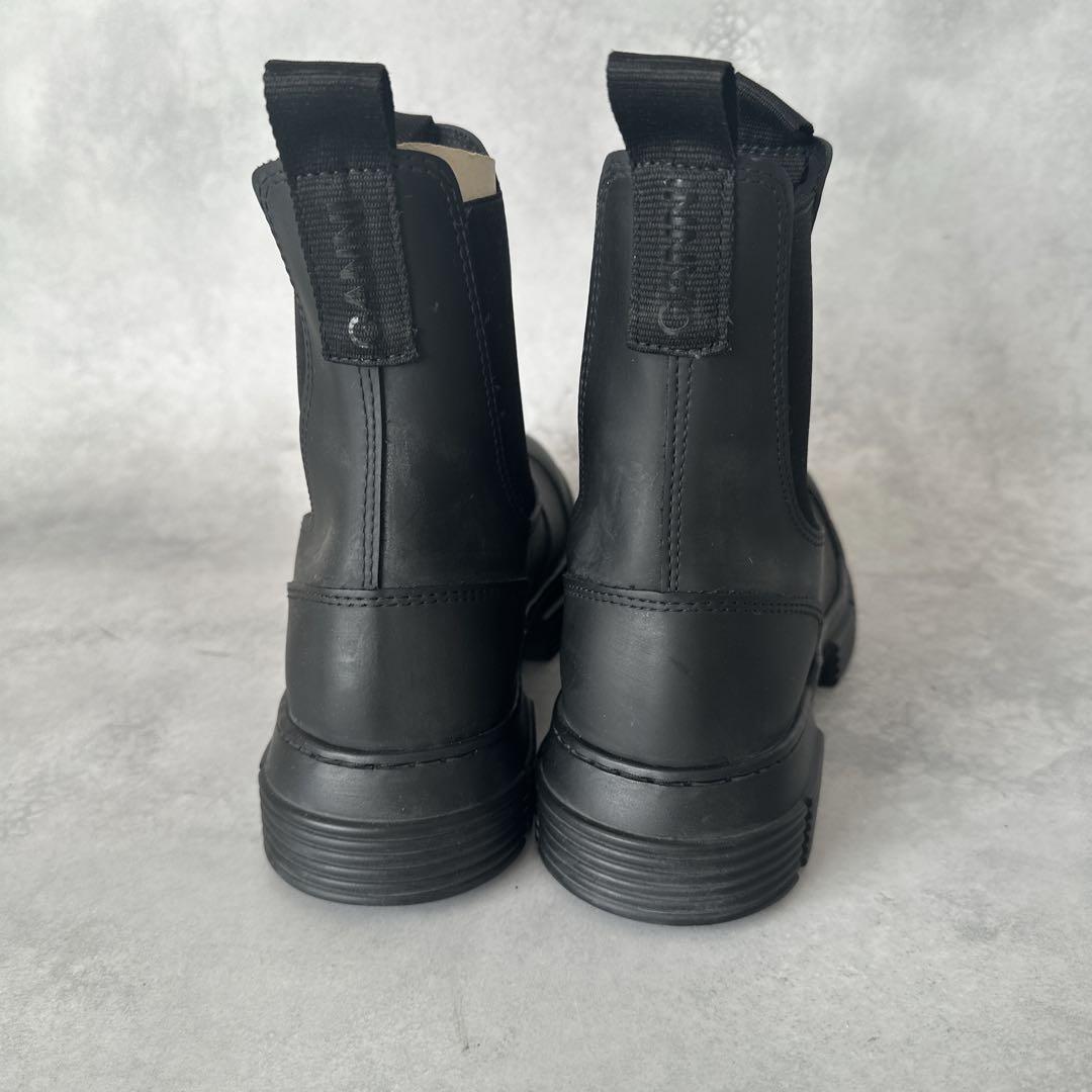 Ganni ガニー ブーツ レインブーツ ラバーブーツ チェルシーブーツ　38