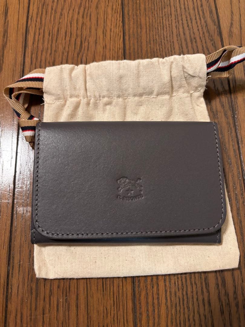 IL BISONTE 名刺入れ 保存袋付き