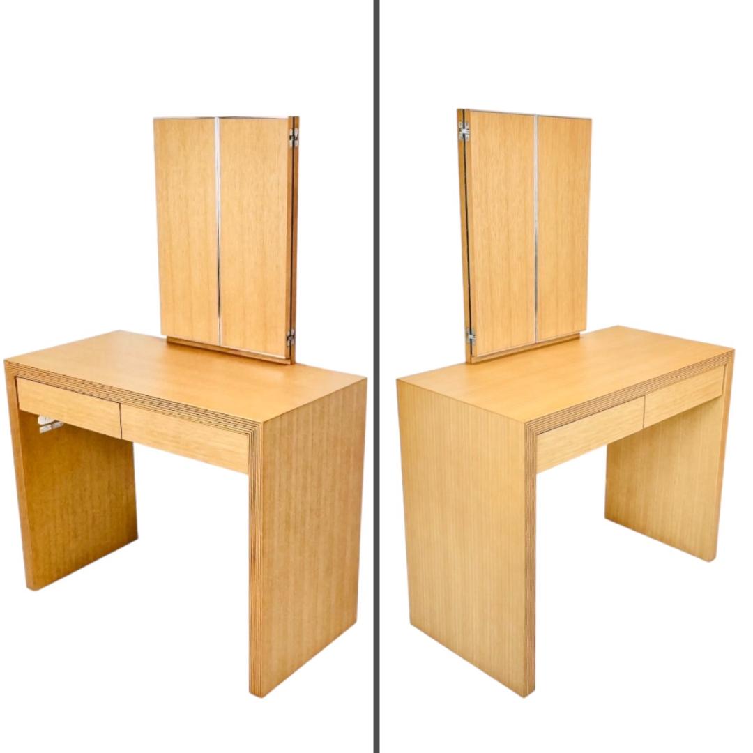 カンディハウス　ストライプ ドレッサー 三面鏡 ヒッコリー材 北欧スタイル