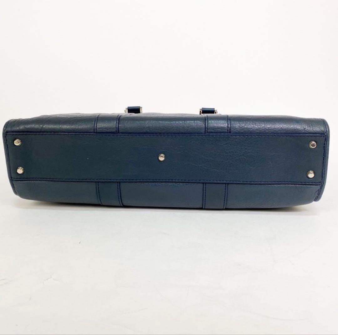 極美品！ 土屋鞄 ビジネスバッグ プロータ 防水スタンダードブリーフケース 紺