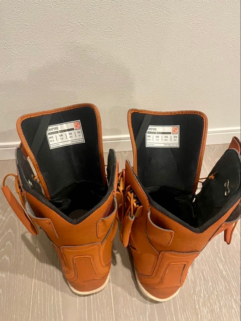 【美品】DEELUXE EMPIRE 26.5cm インソール付き　ブラウン