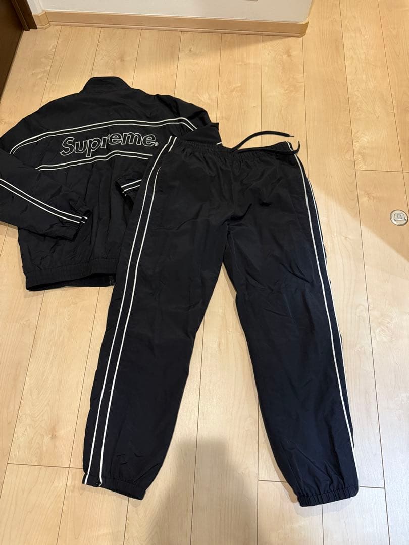 Supreme セットアップ　トラックジャケット、トラックパンツセット　17aw