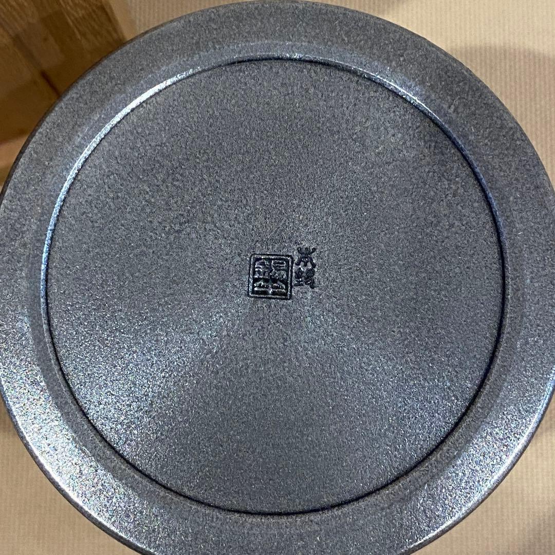 【新品未使用品】 錫半 大阪錫器 茶筒 茶壺 錫製 本錫 茶道具【美品】