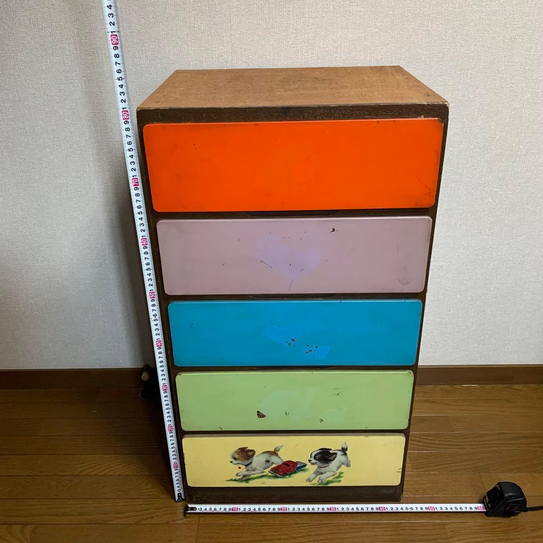 レトロ　ヴィンテージ　昭和　ベビータンス　子供用箪笥