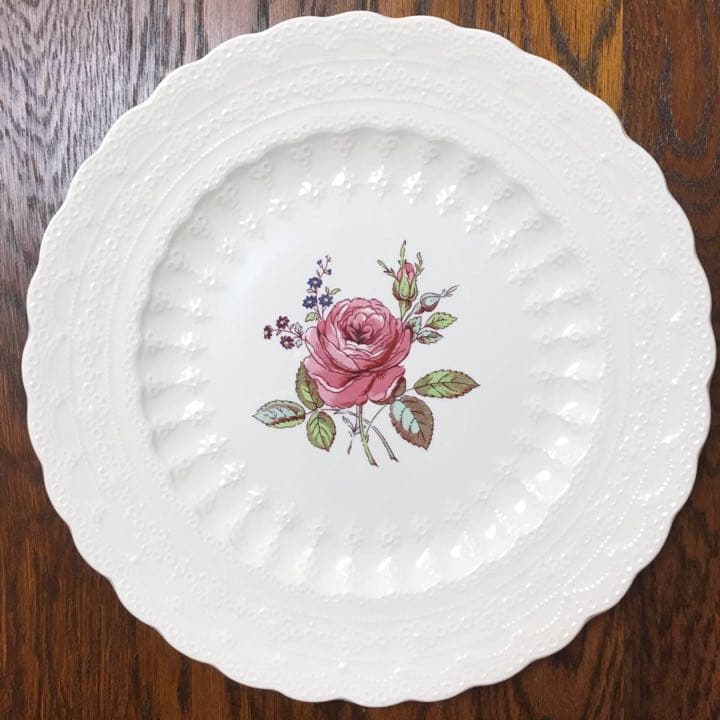 スポード☆ビリングスレイローズ ディナープレート６枚ジュエル