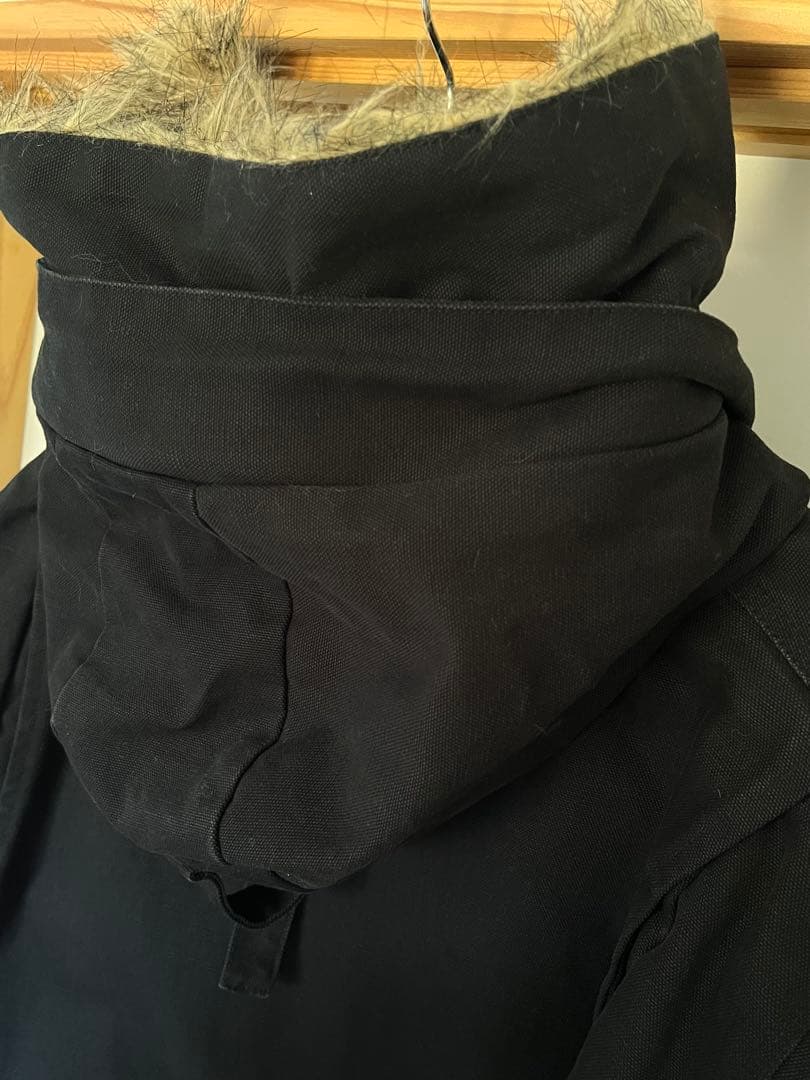 Carhartt シベリアンパーカーブラック フード付きジャケット