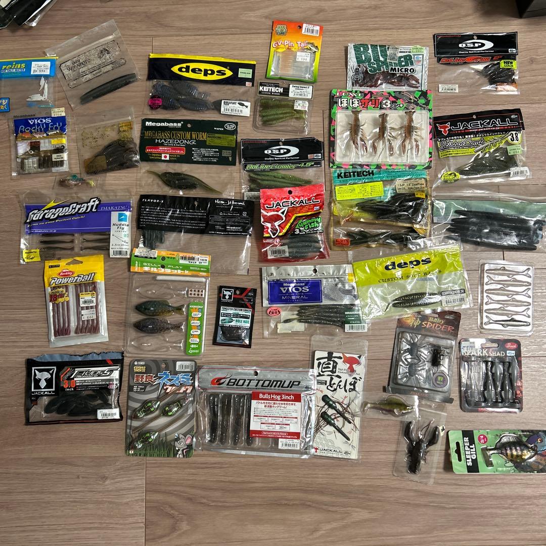 ワーム等セット 80点以上 バス釣り