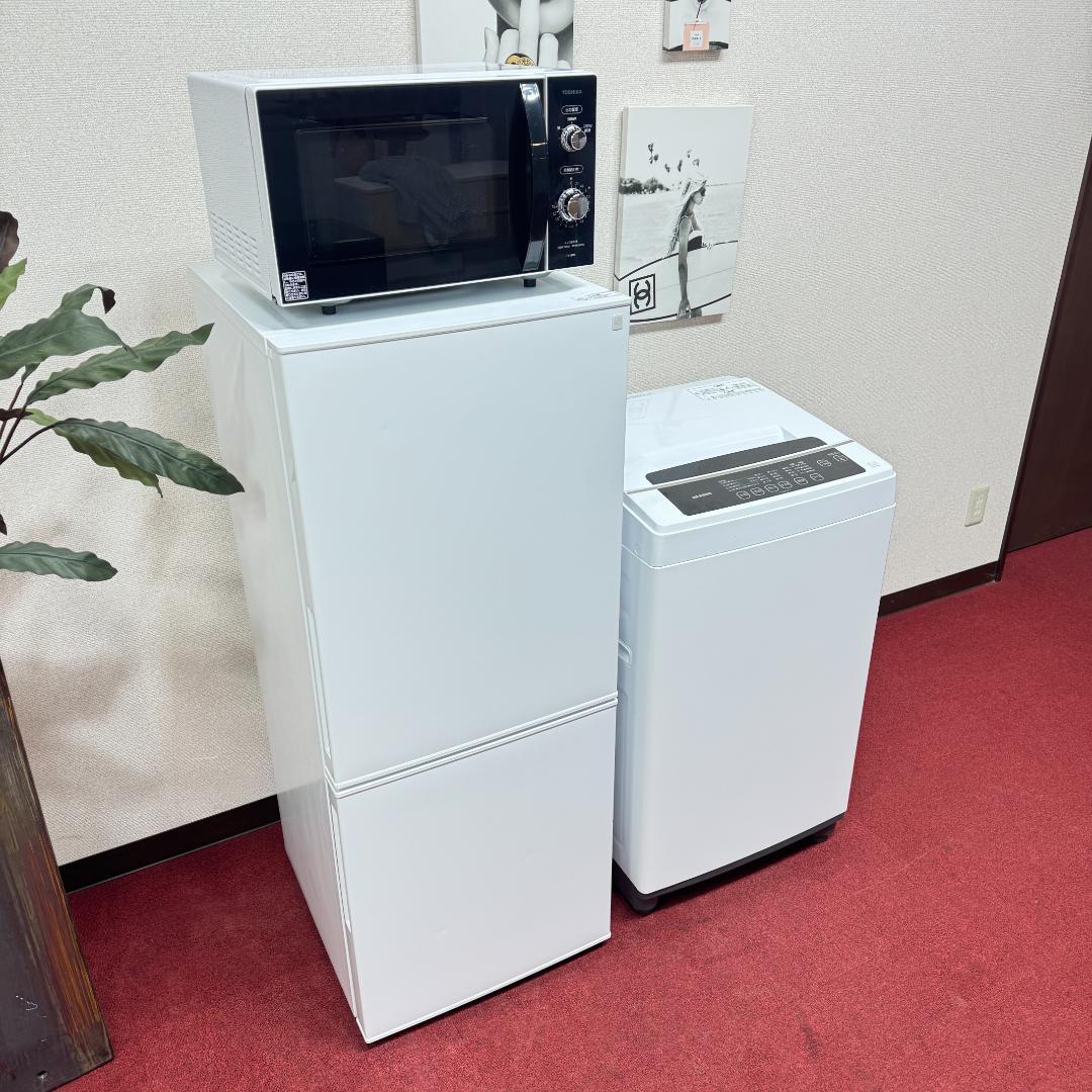 東京23区送料無料　美品家電3点セットNo.38 + セミダブルフレーム