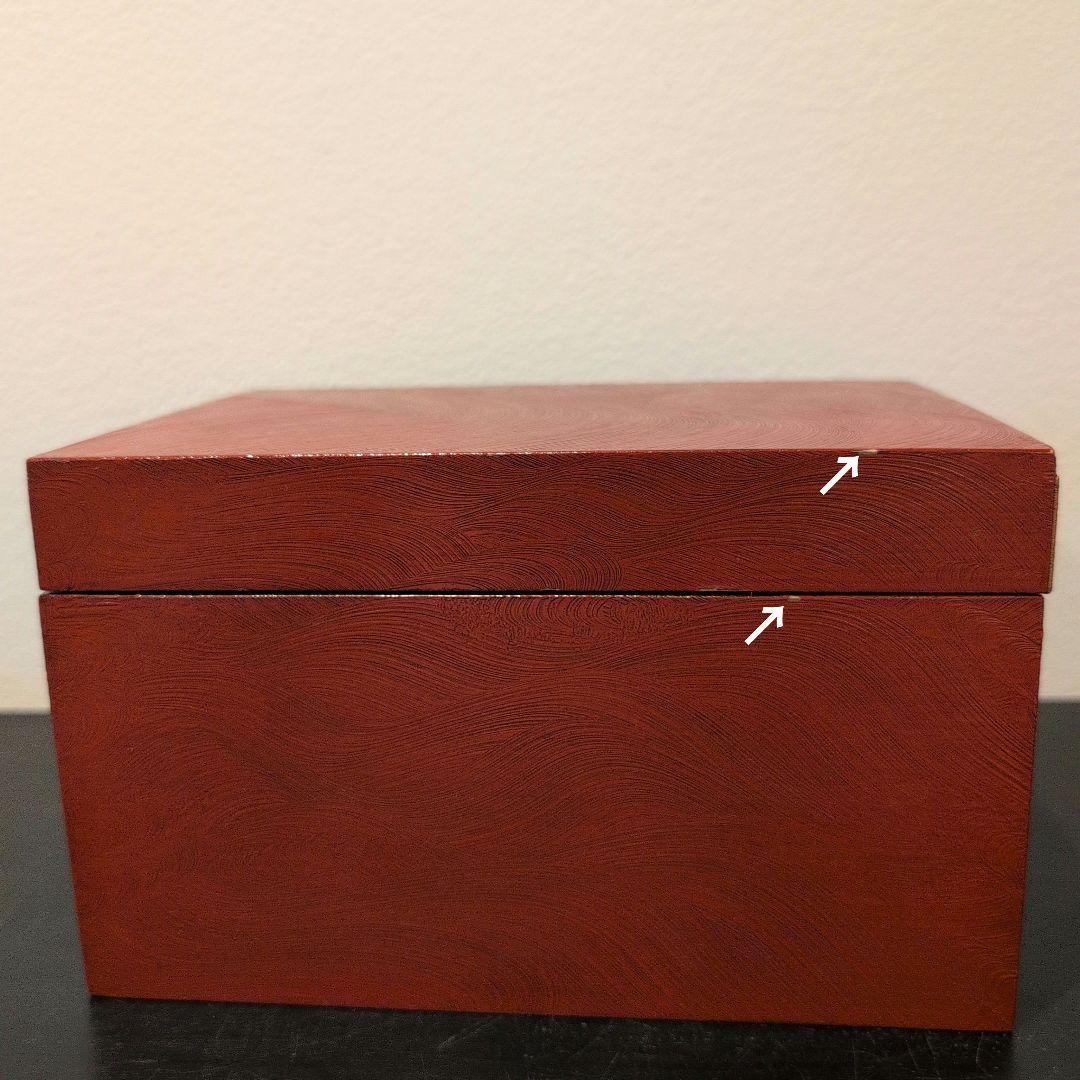 山口茂造（茶碗　振出　茶巾たて）　朱塗 茶箱セット 茶道具