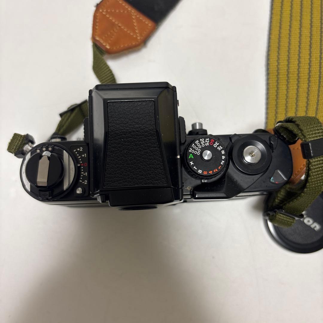NIKKON F3ボディ フィルム一眼レフカメラ レンズ2点 フード ケース付き
