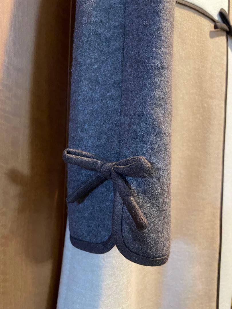 未使用に近い　美品　エムズグレイシー　ウール長袖　ワンピース　40 M〜L