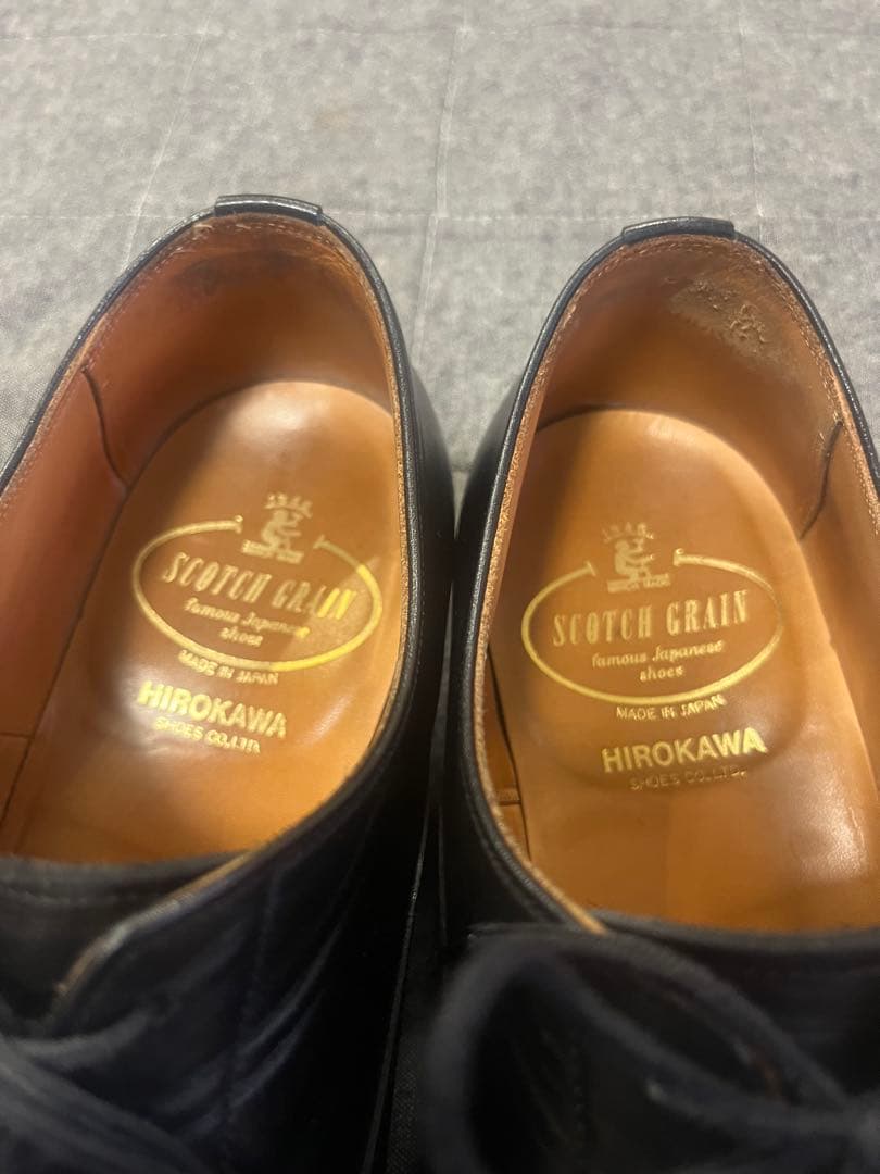 SCOTCH GRAIN ドレスシューズ 26½ EEE ブラック