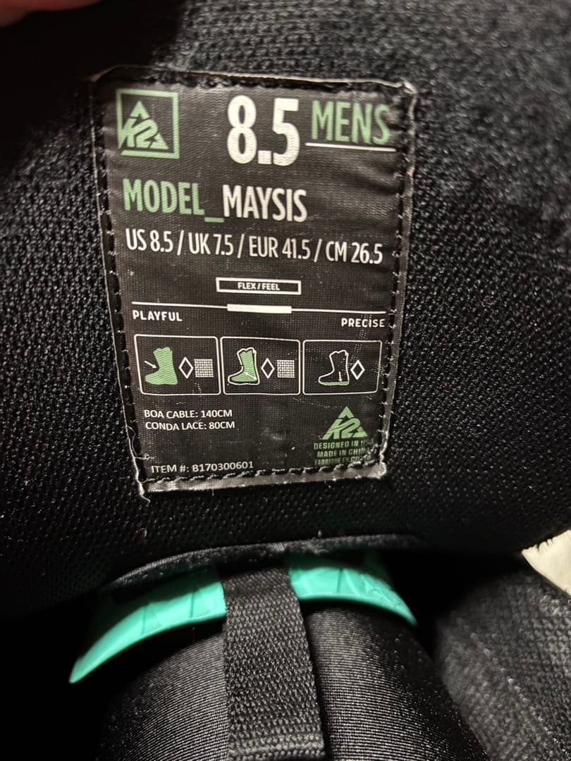 ⭐︎値下げ中⭐︎ K2 Maysis スノーボードブーツ