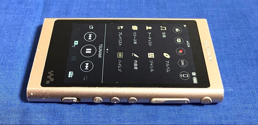 【充電△】ソニー ウォークマン NW-A55 16GB ペールゴールド