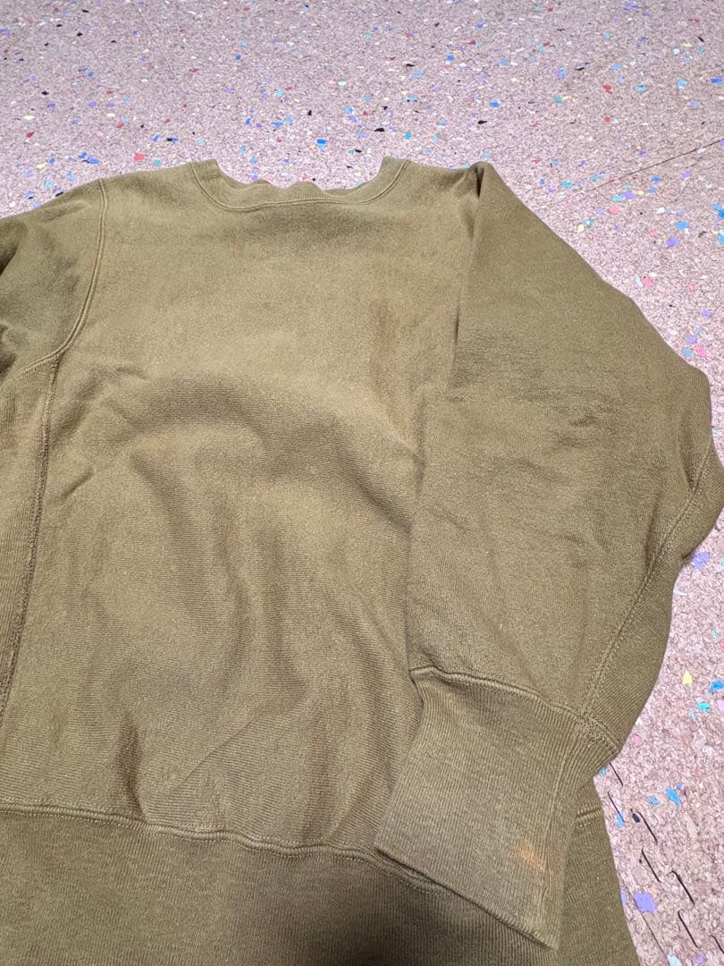 リバースウィーブ 90s 完全目無し レアカラーオリーブ チャンピオン