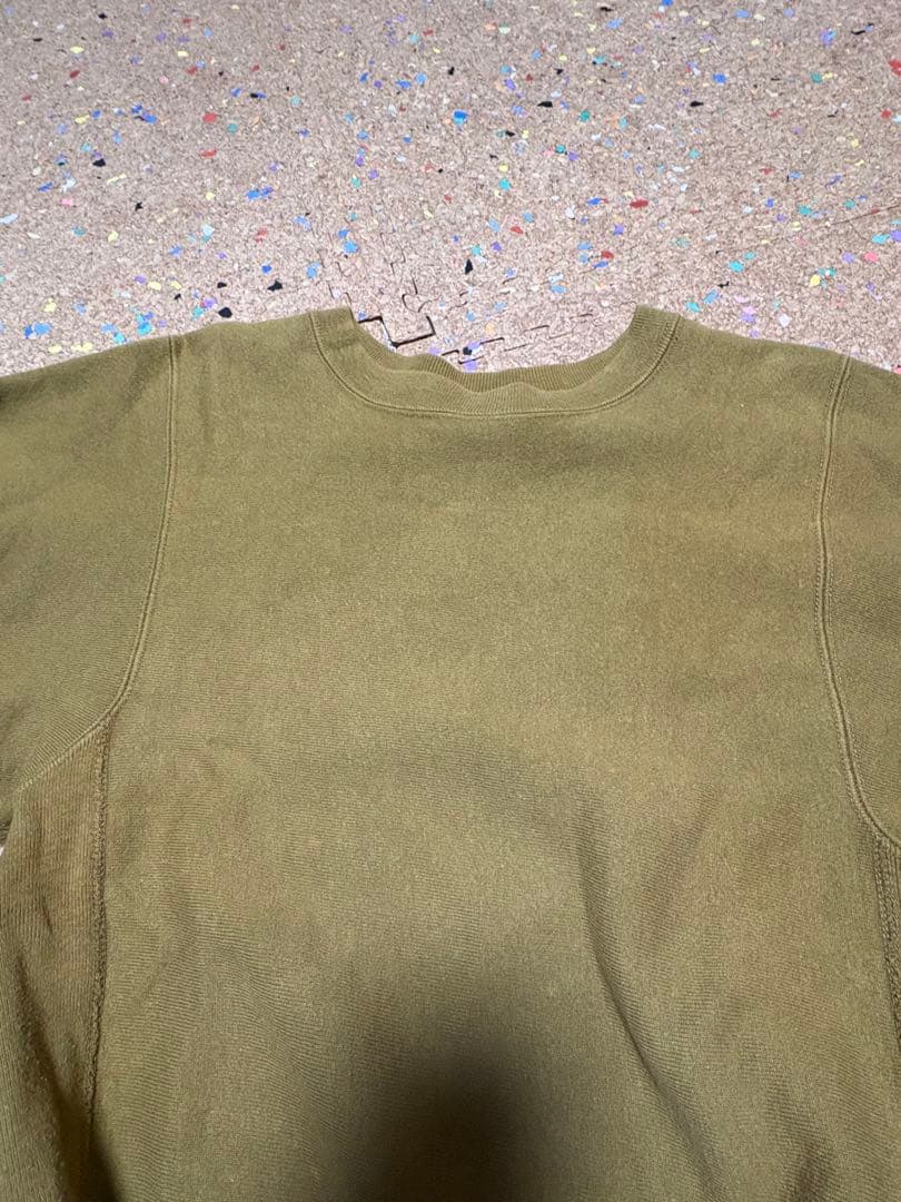 リバースウィーブ 90s 完全目無し レアカラーオリーブ チャンピオン