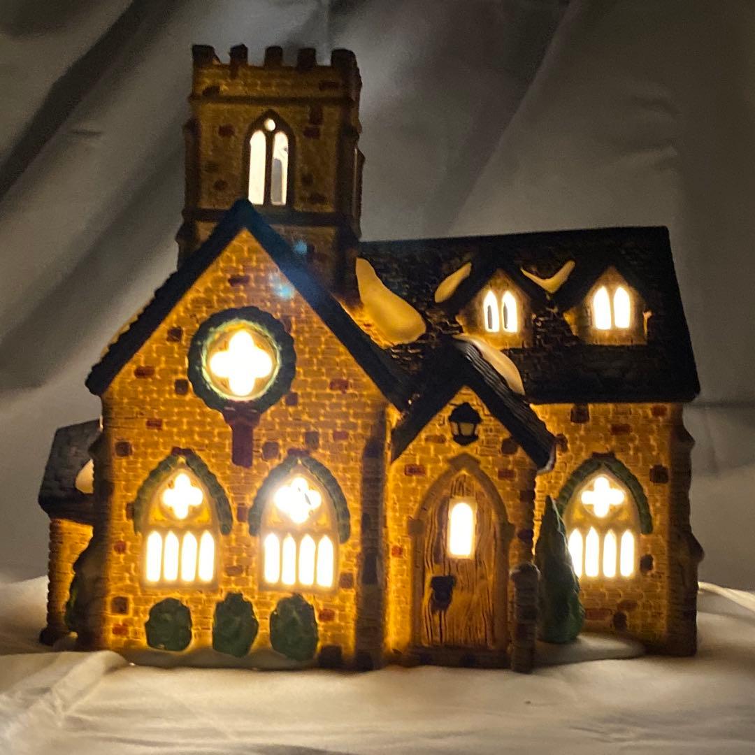 クリスマス DEPARTMENT 56 \"Knottinghill Church\"1989