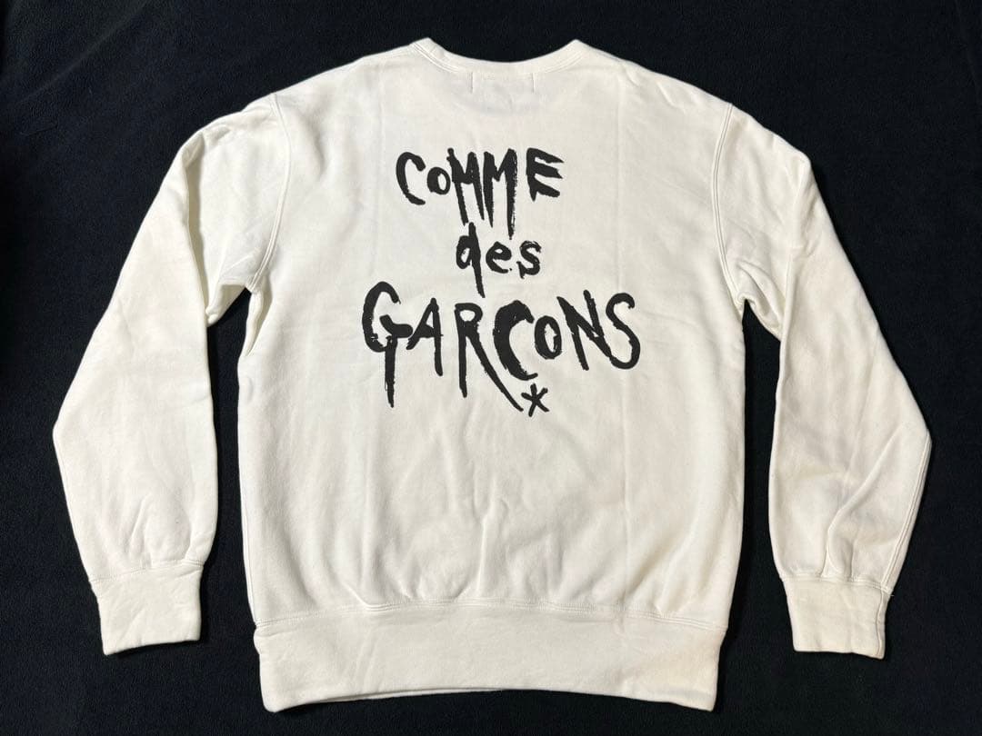 Lサイズ OH-T113 スウェット ブラックマーケット ギャルソン 白 闇市