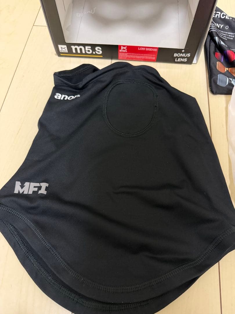 【未使用品】ANON M5S ローブリッジフィットゴーグル　フェイスマスク付