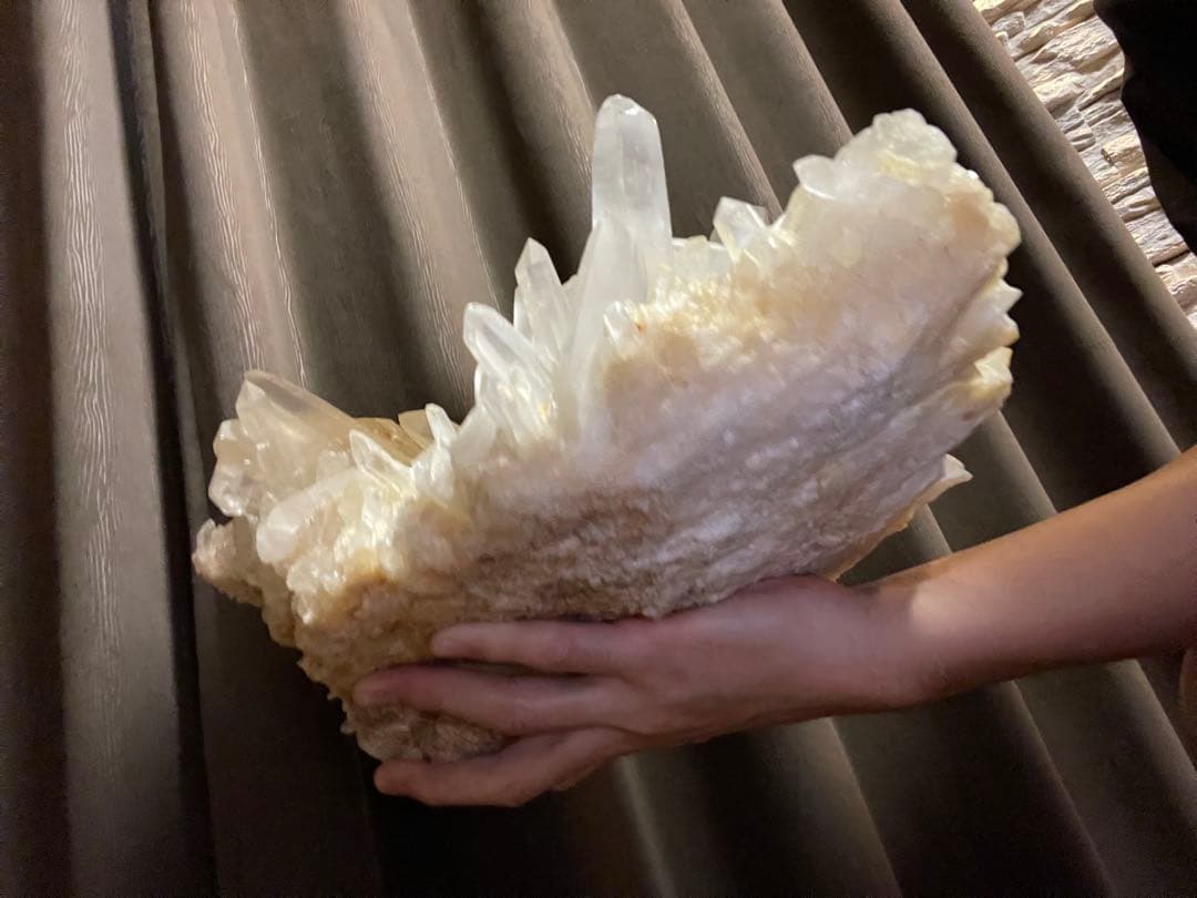 ✨【驚安価格】✨【超極レア別格品】水晶クラスター　原石　6.7kg