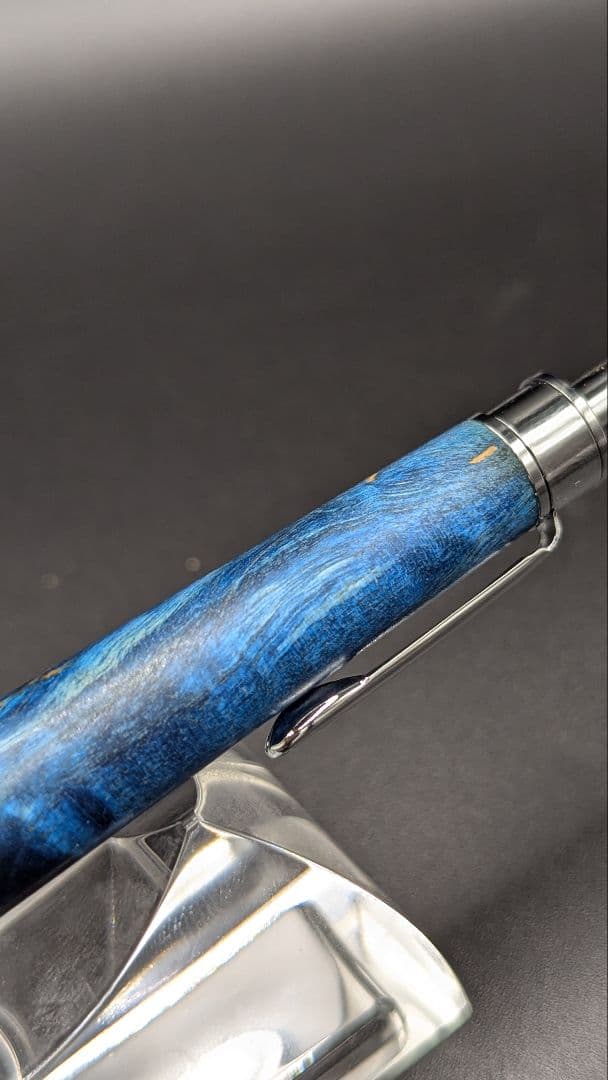 312ペン工房翌檜　スタビライズドウッドバーチバール　木軸シャーペン　ボールペン