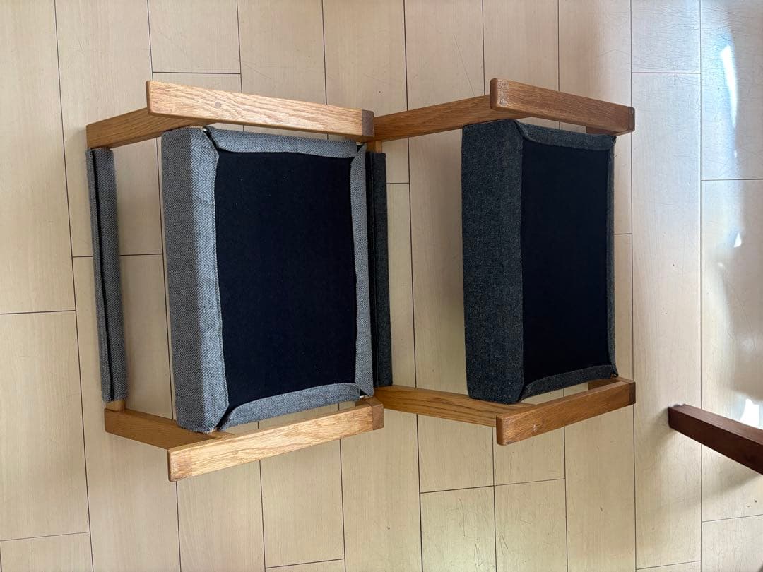 園田椅子製作所 ZAGAKU 2台 座椅子 無垢材