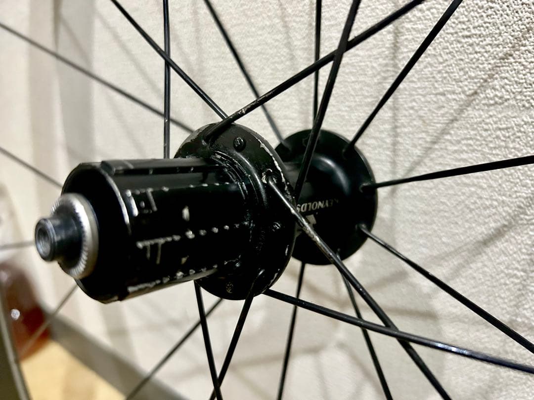 ◆レイノルズCarbonホイール後輪◆重量0.84kg リムハイト46mm10s