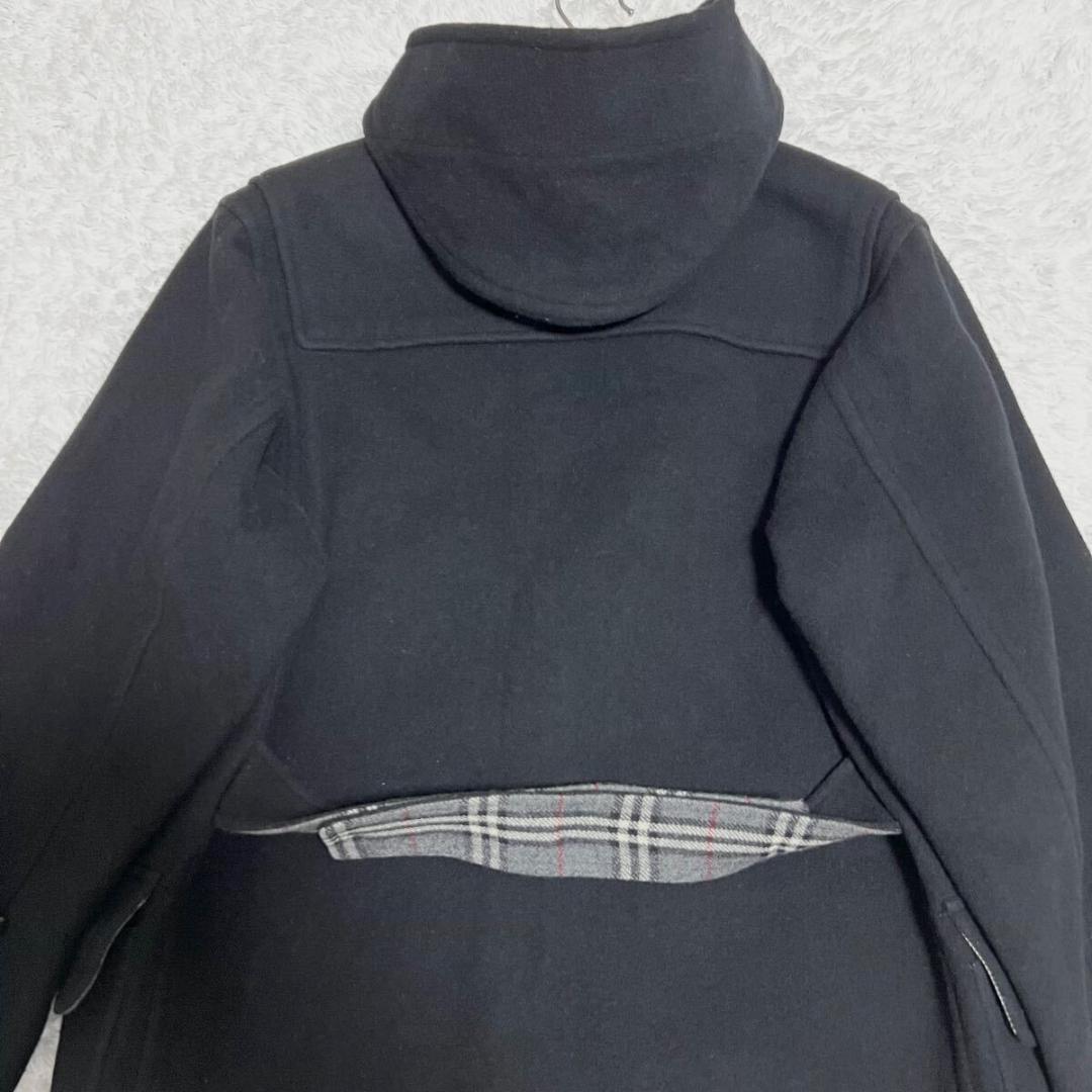 美品 バーバリー L相当 ダッフルコート ロング丈 ノバチェック ハウスチェック