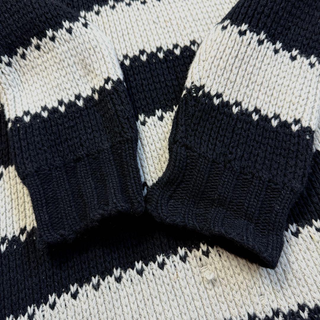 Louis Vuitton ルイヴィトン カシミヤ混 ニット ロゴ刺繍 L