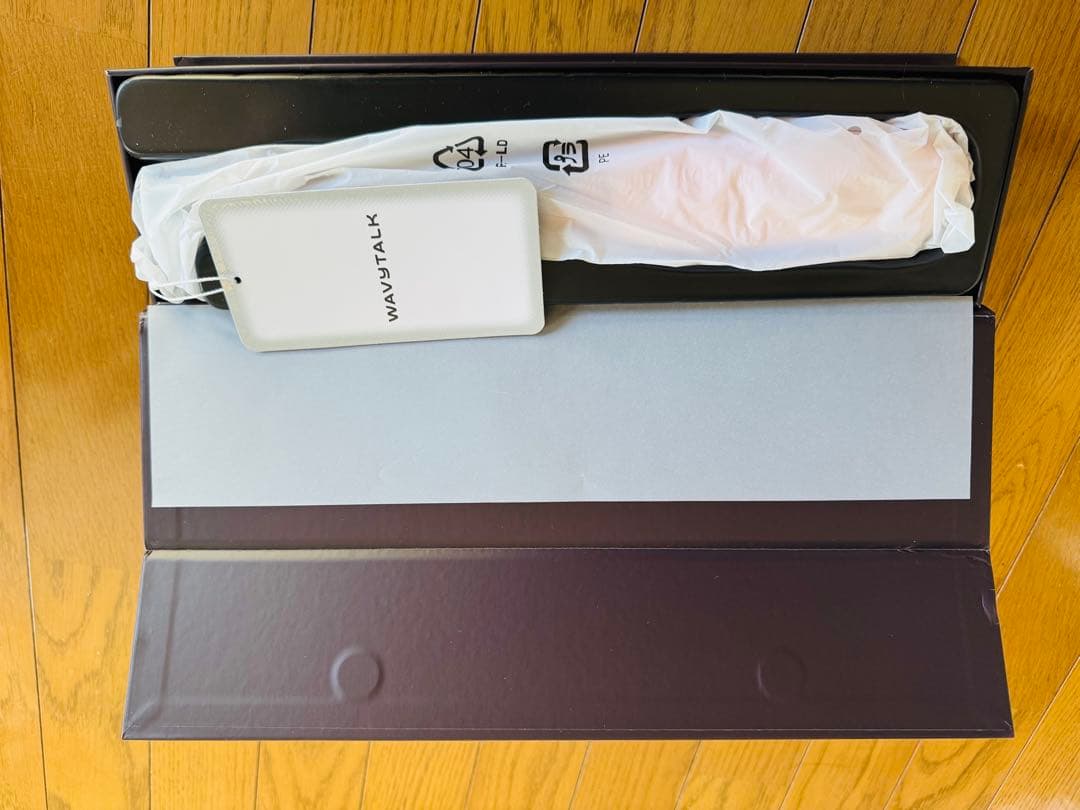 WAVYTAK #スチームヘアアイロンブラシ ピンク