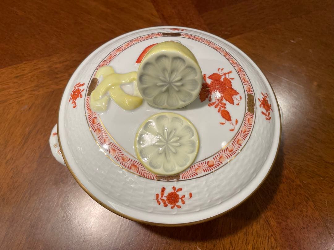 ヘレンド　アポニーオレンジ　スープチューリン　レモン