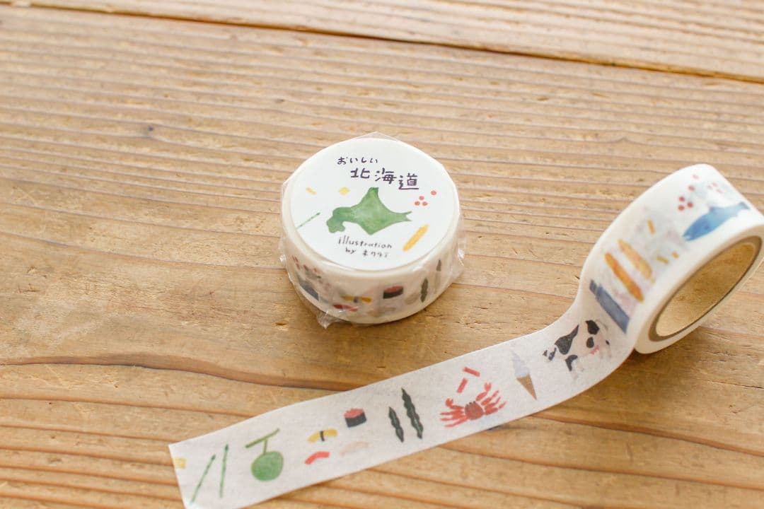 ネクタイ★マスキングテープ　文房具　北海道